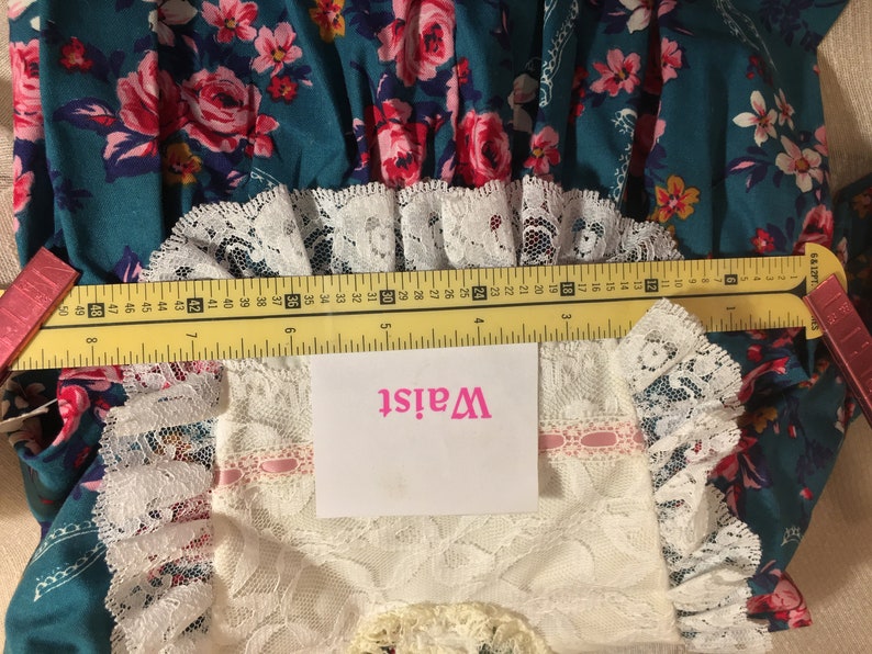 Vintage Doll Lacy Romper Size 24 Made by Vee/'s Victorian/'s