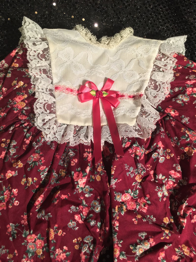 Vintage Doll Lacy Romper Size 24 Made by Vee/'s Victorian/'s