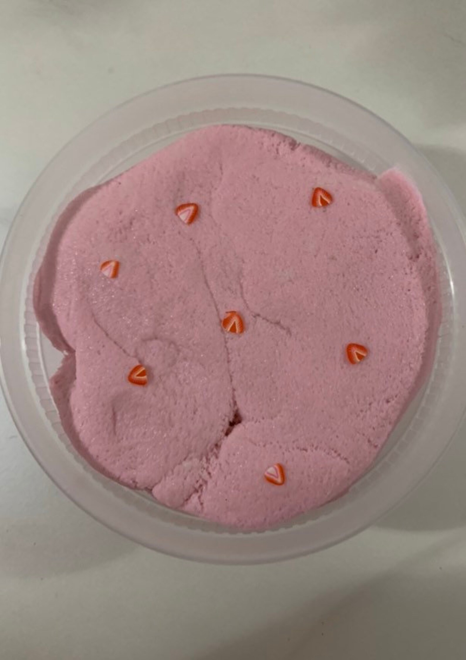 Strawberry Ice Cream Slime Etsy