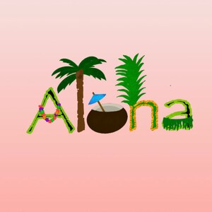 Aloha Inspired Sticker