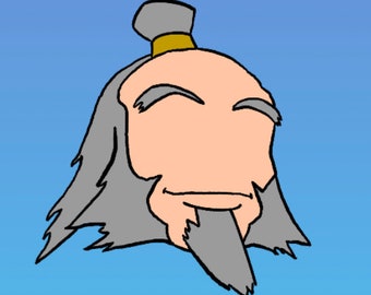 Naklejka inspirowana awatarem *Iroh*