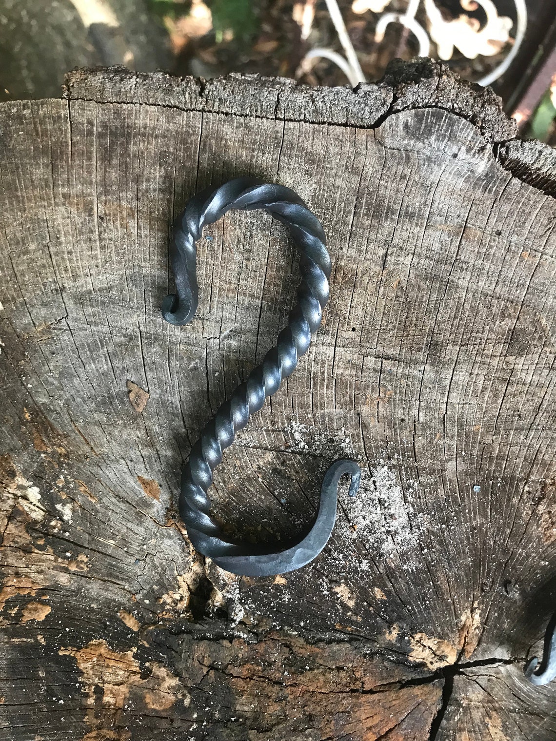 S Hooks / Black / Small / Long Twisted / Decorative / Wrought Etsy