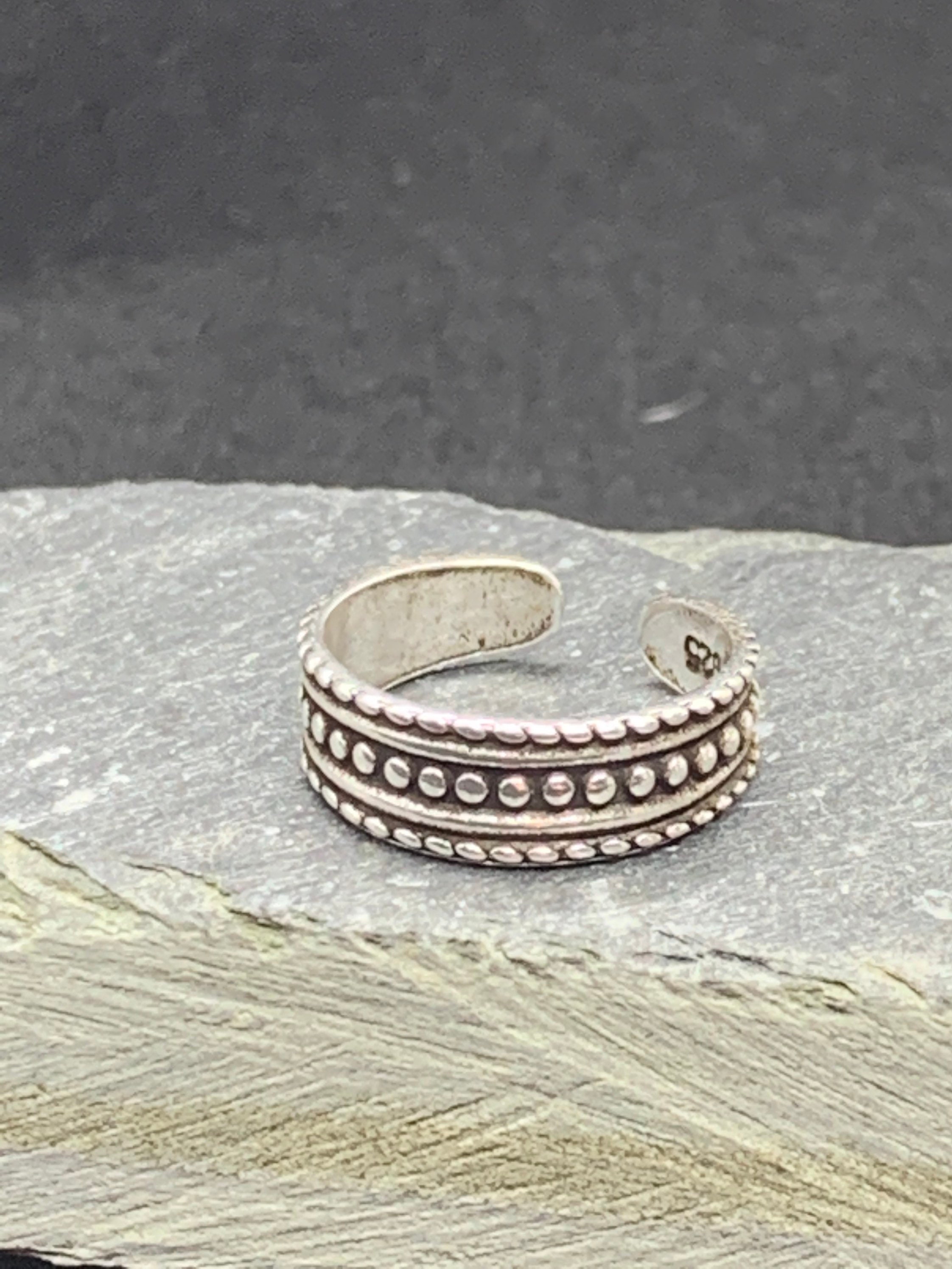 etsy sterling silver toe rings