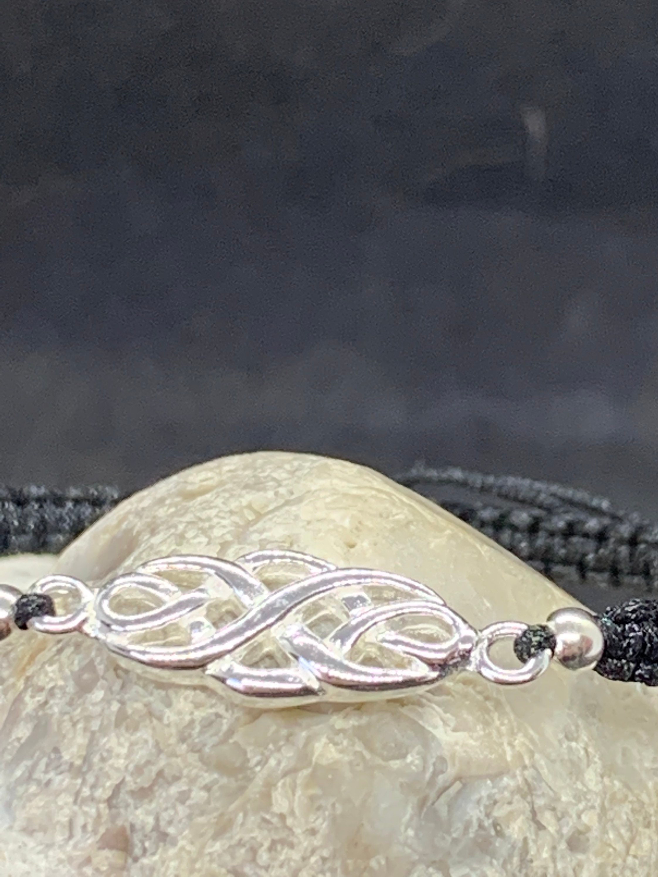 925 Sterling Silver Celtic Knot Bracelet Etsy