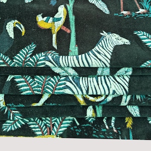 Velvet Fabric Floral Velvet Fabric Indian Fabric printed velvet fabric for upholstery curtain cushion dress making velvet fabric