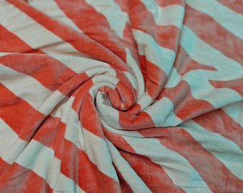 Floral Bird Tiger Print Velvet Fabric - Upholstery & Crafts