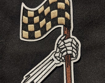LAFC Patch Flag Supporter Black and Gold Iron-on Jacket Vest Shirt Hat Scarf Los Angeles