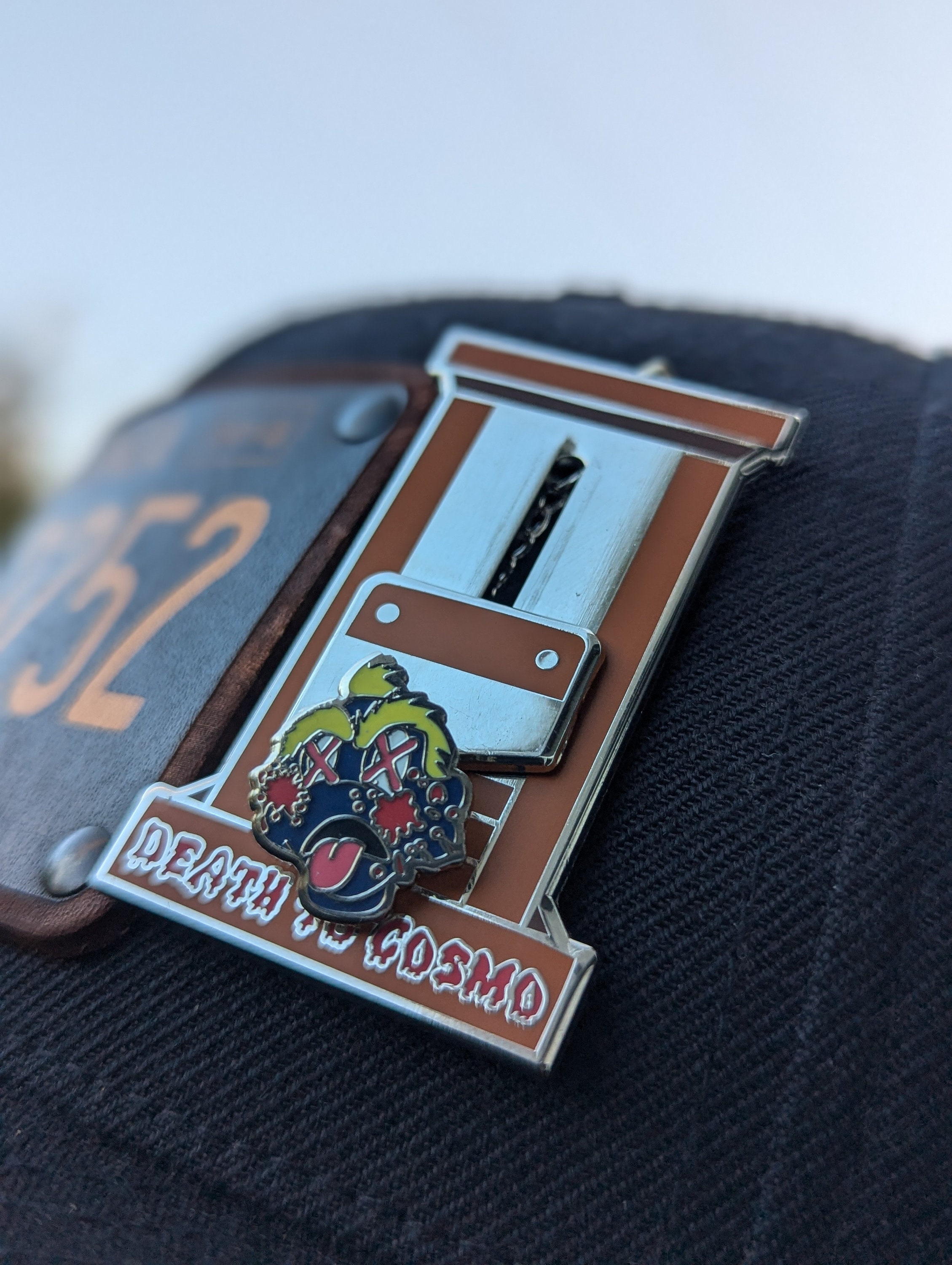 LAFC Pin Death to Cosmo Anti Galaxy Carson Jacket Vest Hat Shirt Scarf Los Angeles