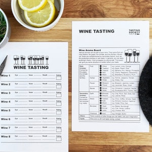 Wine Tasting Basic Printable Guide - Etsy UK