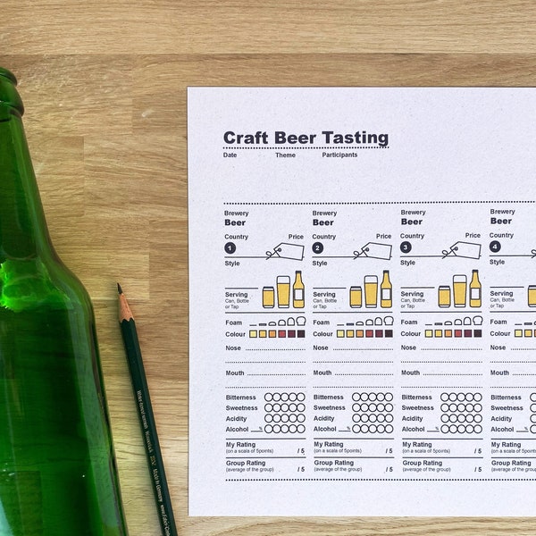 Beer Tasting Pro – Printable Guide