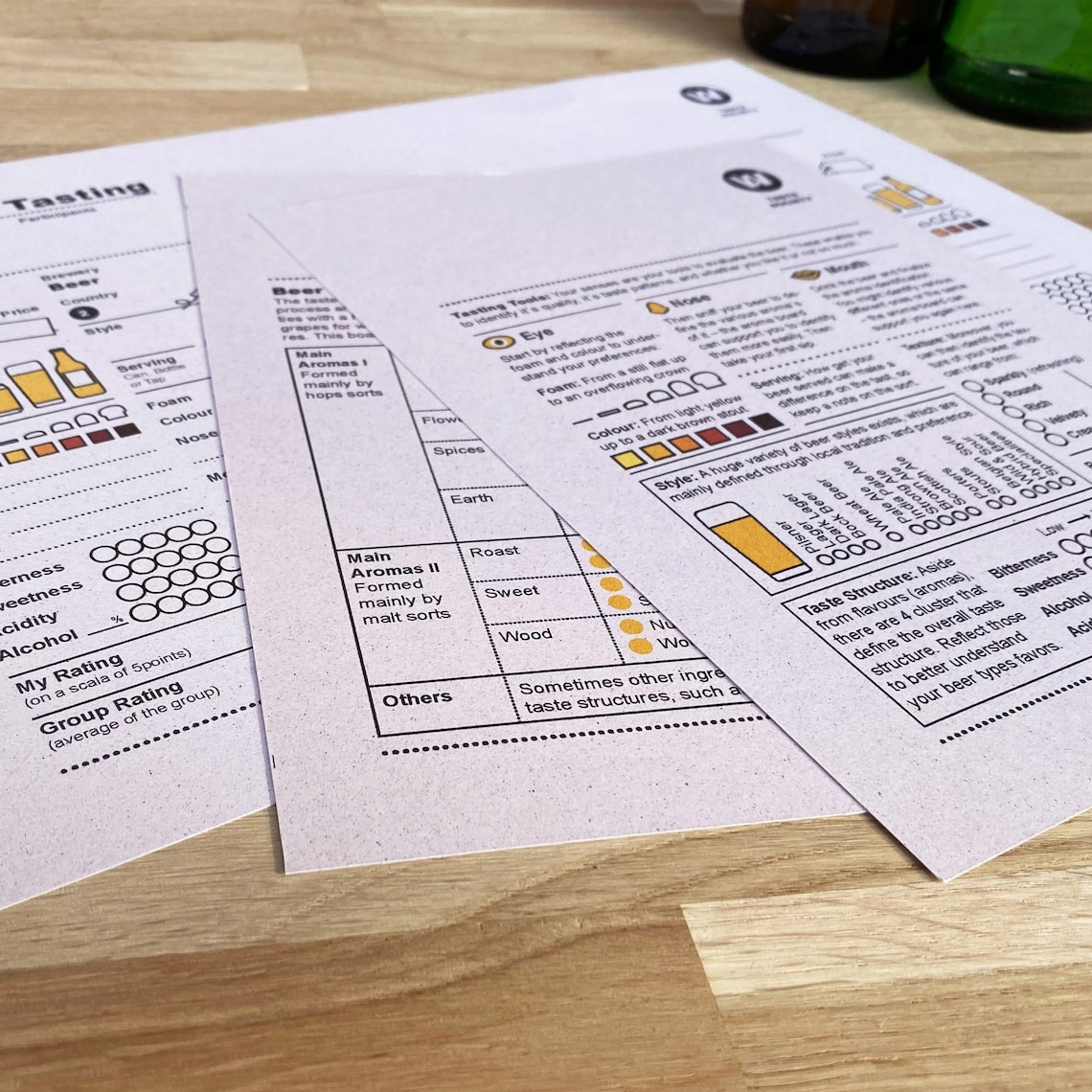 Beer Tasting Pro Printable Guide Etsy.de