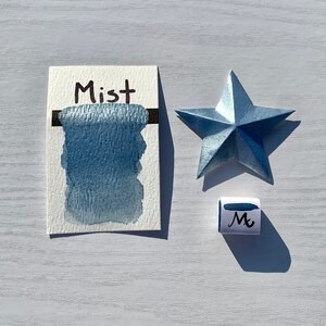 Mist - Handgemaakte metallic aquarelverf