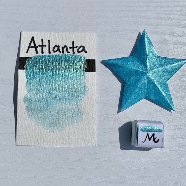 Atlanta - Handmade Metallic Watercolor Paint