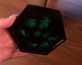 Spooky Glow-in-the-Dark Halloween Coaster