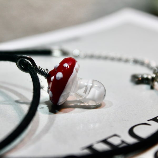 Fliegenpilz Kettenanhänger, toadstool pendant