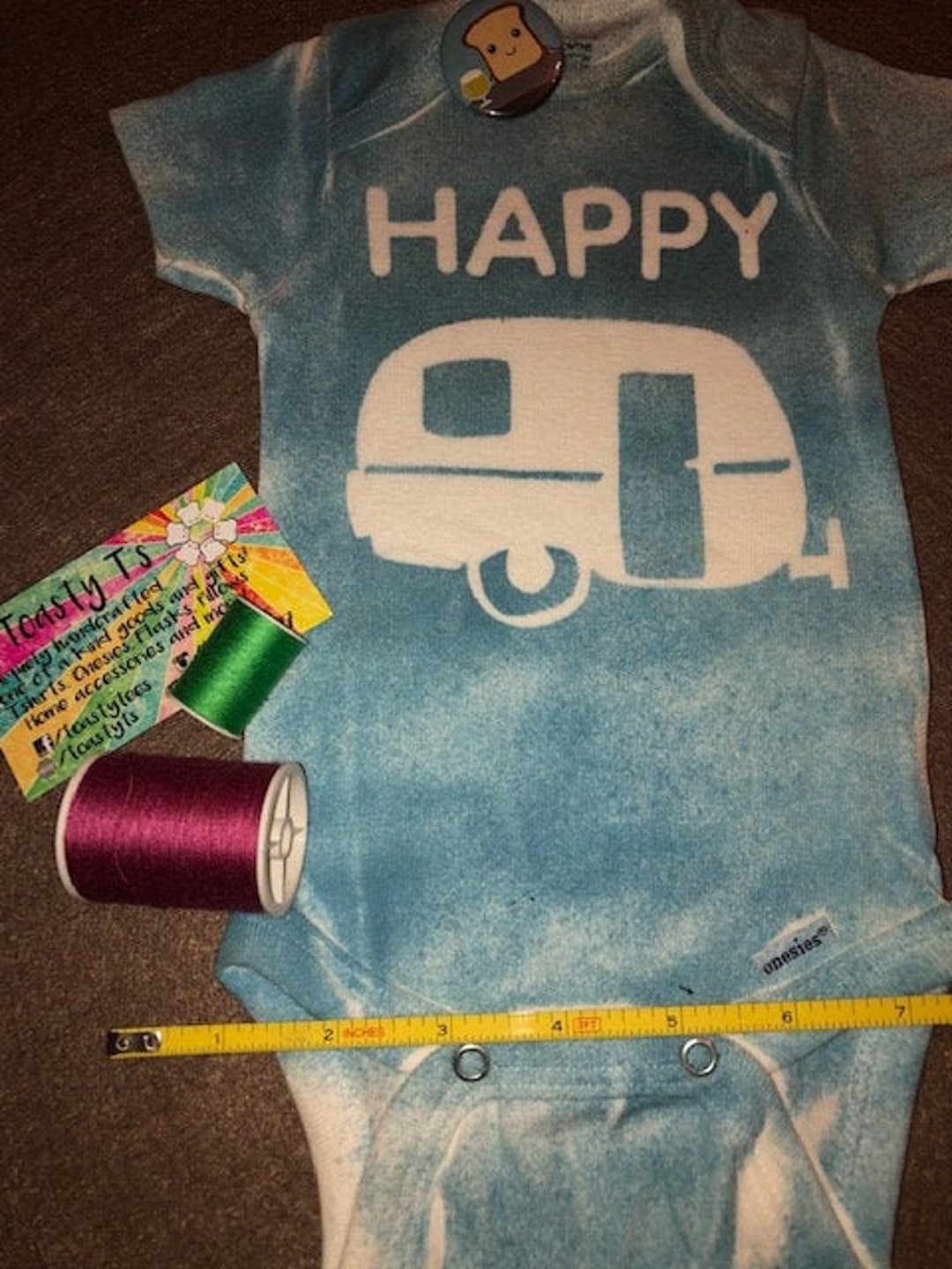 Happy Camper Baby Onesie Etsy