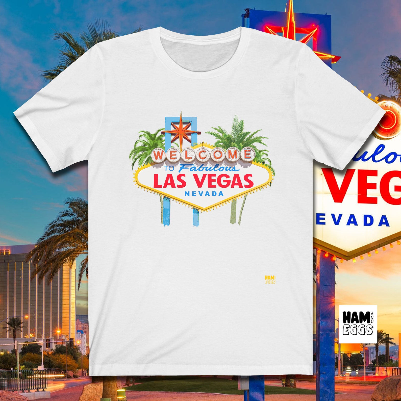 Las Vegas Sign Tshirt Daytime Las Vegas Vacation Shirt Etsy