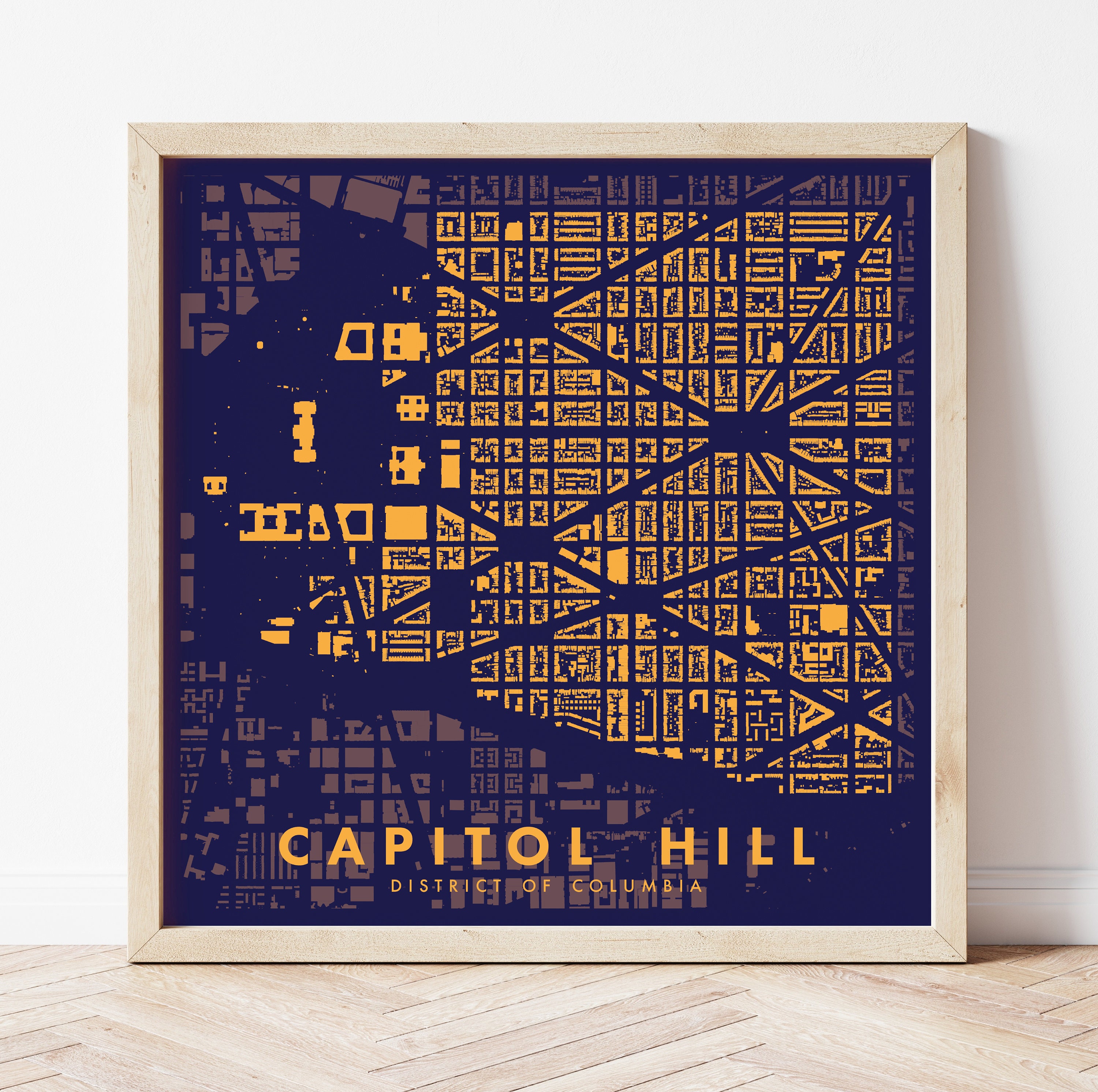 Capitol Hill Neighborhood Figure ground Poster Etsy Capitol Hill Neighborhood Figure ground Poster Etsy