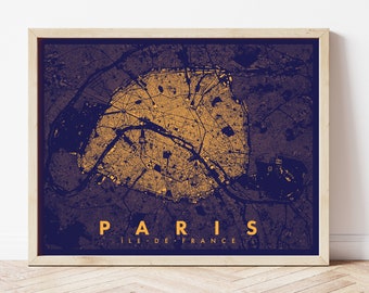 Paris Figure-Ground Poster