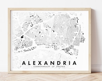 Alexandria Figure-Ground Poster