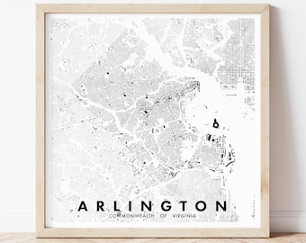 Arlington, Virginia Figure-Ground Poster