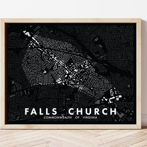 Falls Church Figure-Ground Poster