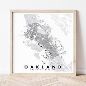 Oakland Figur-Ground Poster
