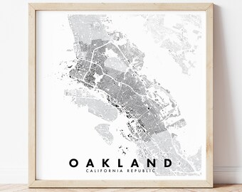 Oakland Figure-Ground Poster