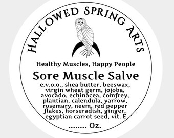 Sore Muscle Salve