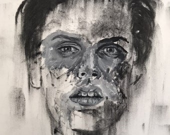 Original Contemporary Art Portrait