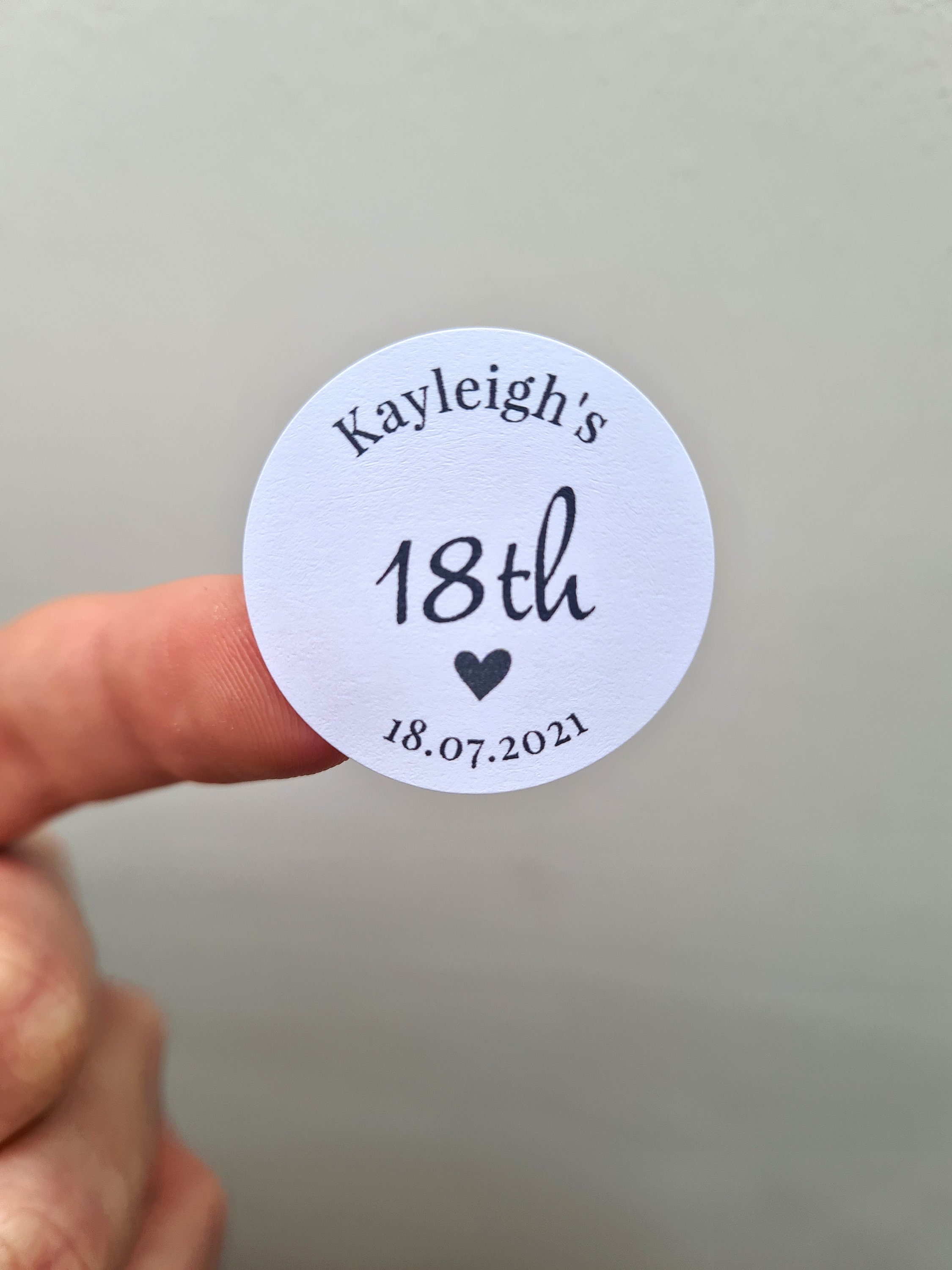 Personalised Birthday Stickers | Party Bags | Sweet Bags | Customisab…