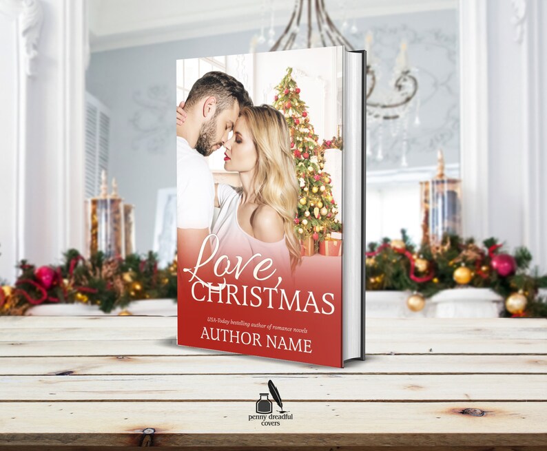 Premade Ebook Book Cover Christmas Holiday Contemporary Romance Novel