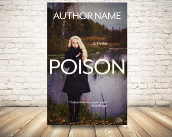 Premade Ebook Book Cover Digital Thriller Suspense Mystery Novel Poison