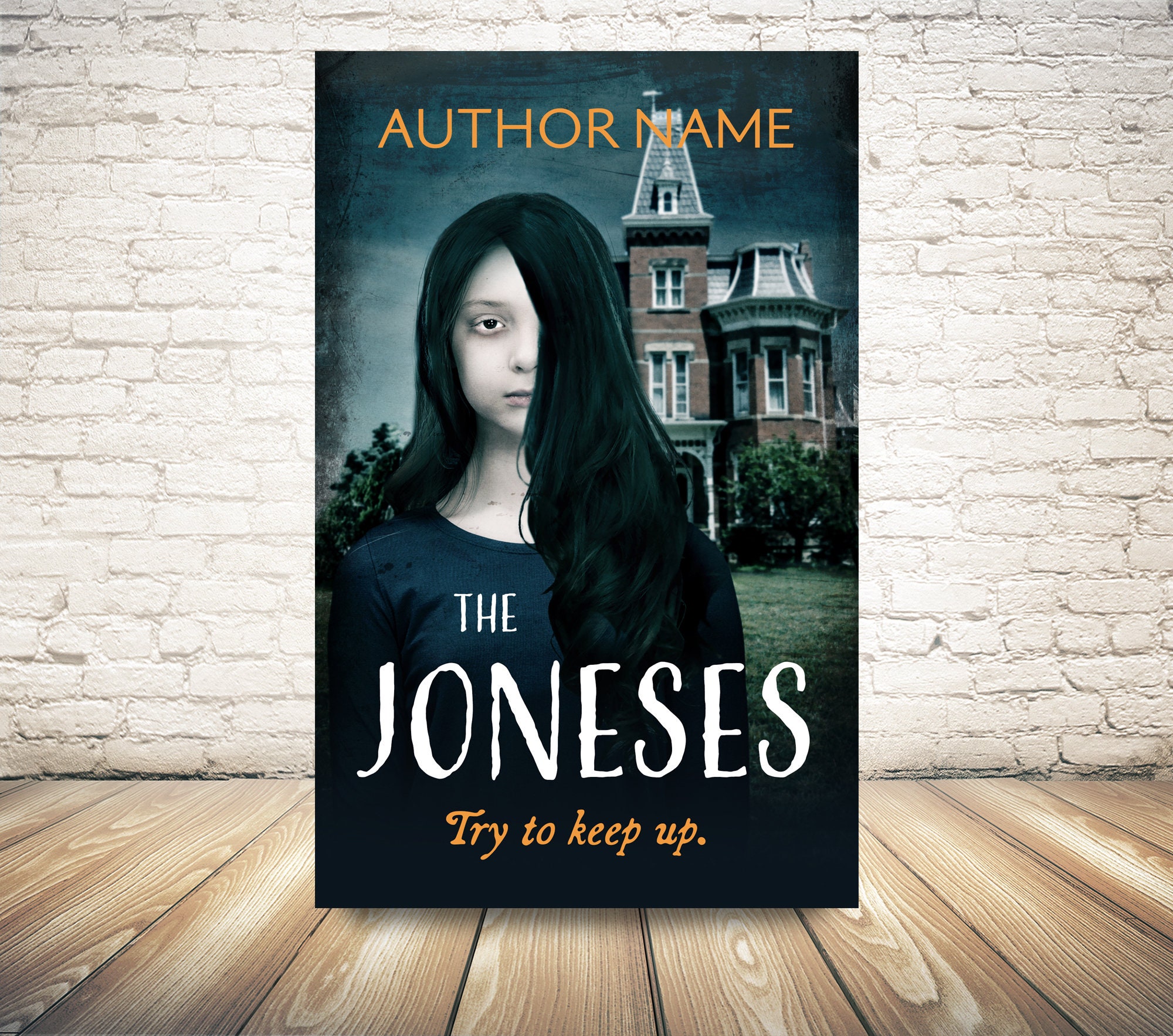 Premade Ebook Cover Book Cover Horror Thriller Novel the Joneses Etsy