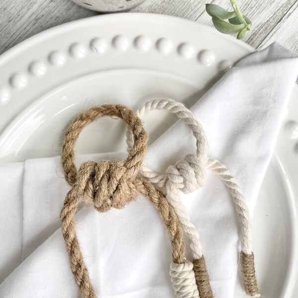 Macrame Napkin Rings Etsy