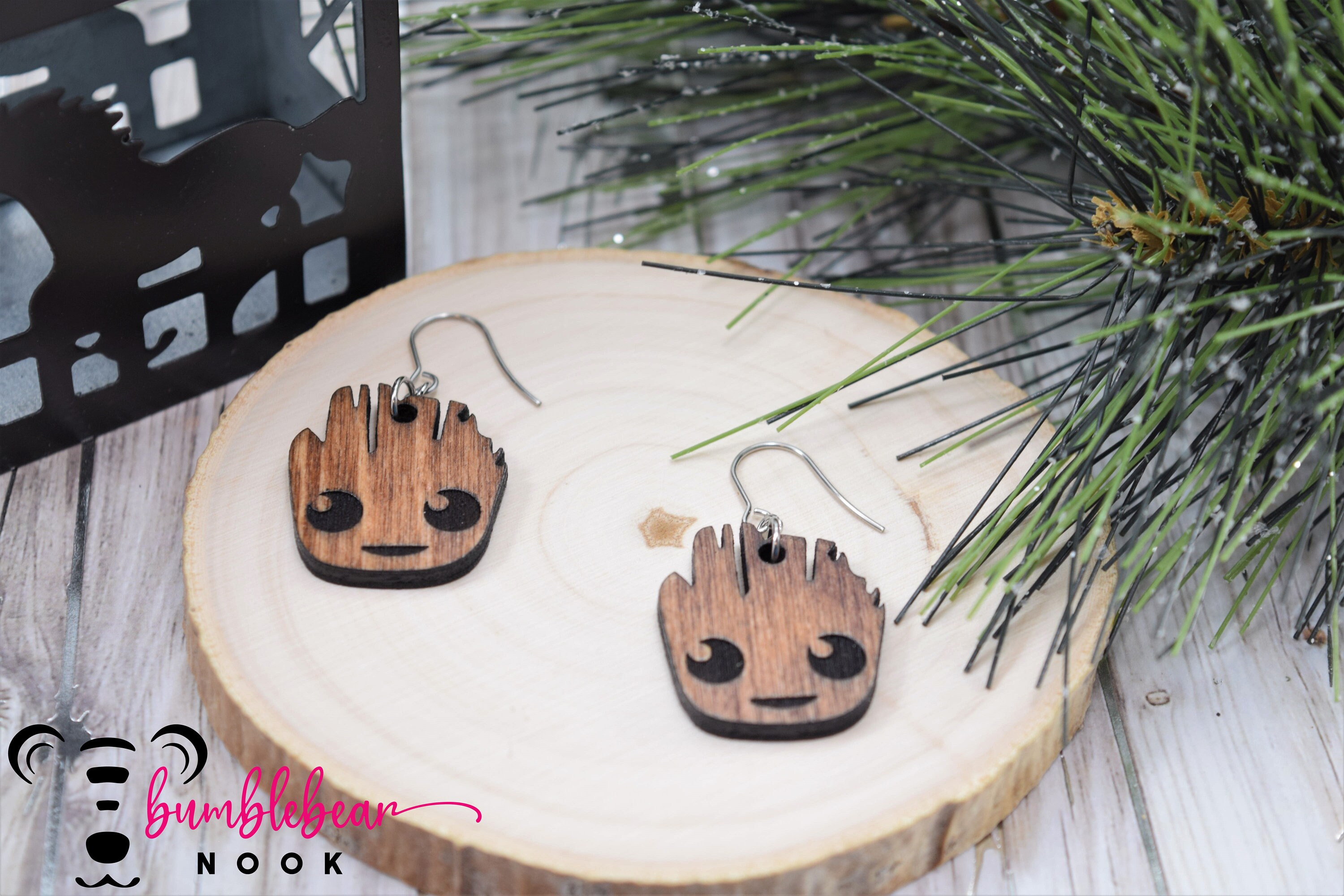 Baby shop groot earrings