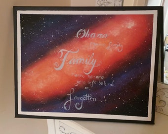 Ohana Means Family | Family Means No One Gets Left Behind or Forgotten | Galaxy