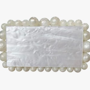 Pearl Minaudière Clutch image 8