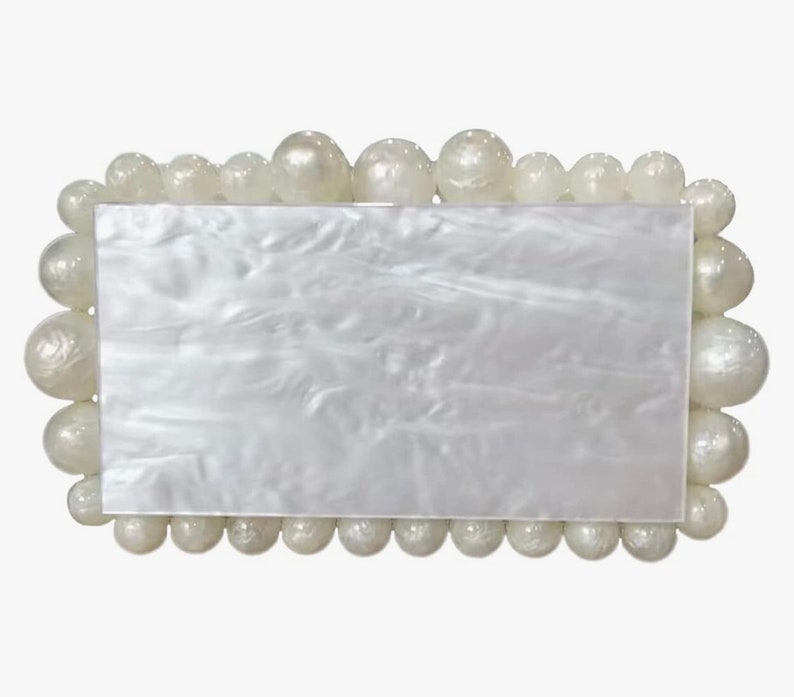 Pearl Minaudière Clutch image 8