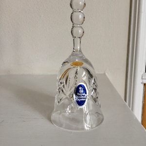 Royal Doulton Vintage Lead Crystal Cut Bell Gift Idea Crystal Collectable Cut Glass Bell