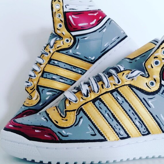 custom adidas high tops