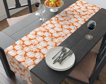 Kürbis Tischläufer Baumwolle Herbst Thanksgiving Dinner Table Decor