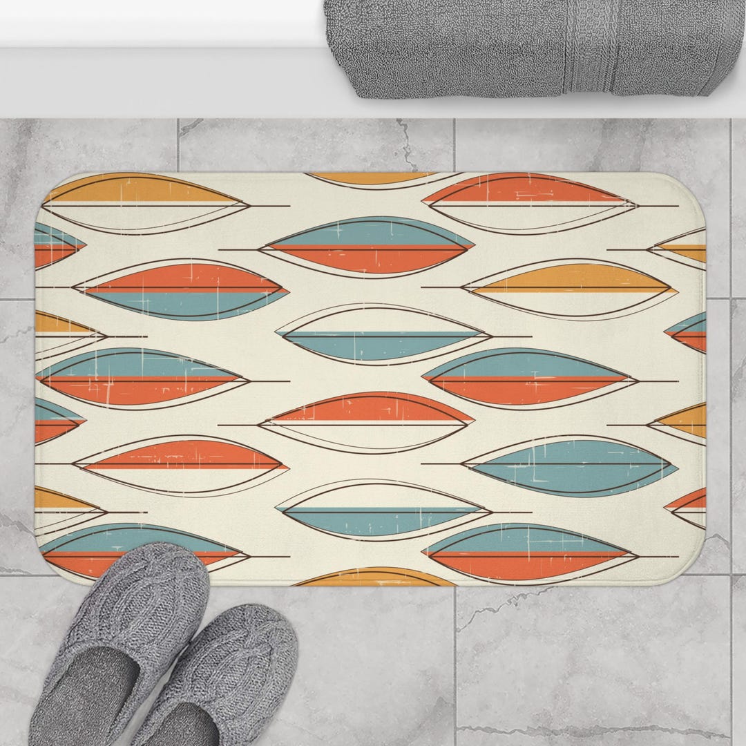 Mid Century Modern Bath Mat