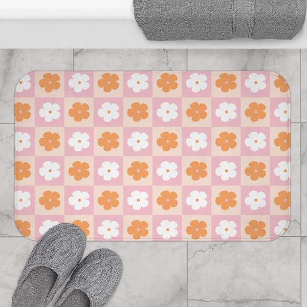 Daisy Bath Mat - Etsy