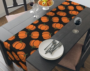 Kürbis Tischläufer Baumwolle Herbst Thanksgiving Dinner Table Decor