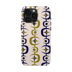 iPhone Hüllen Retro MCM Vintage Süße Handyhüllen Ästhetische Coole Geometrische Kette iPhone Hülle 7 8 11 12 13 14 15 XR XS Max Mini Pro Hülle