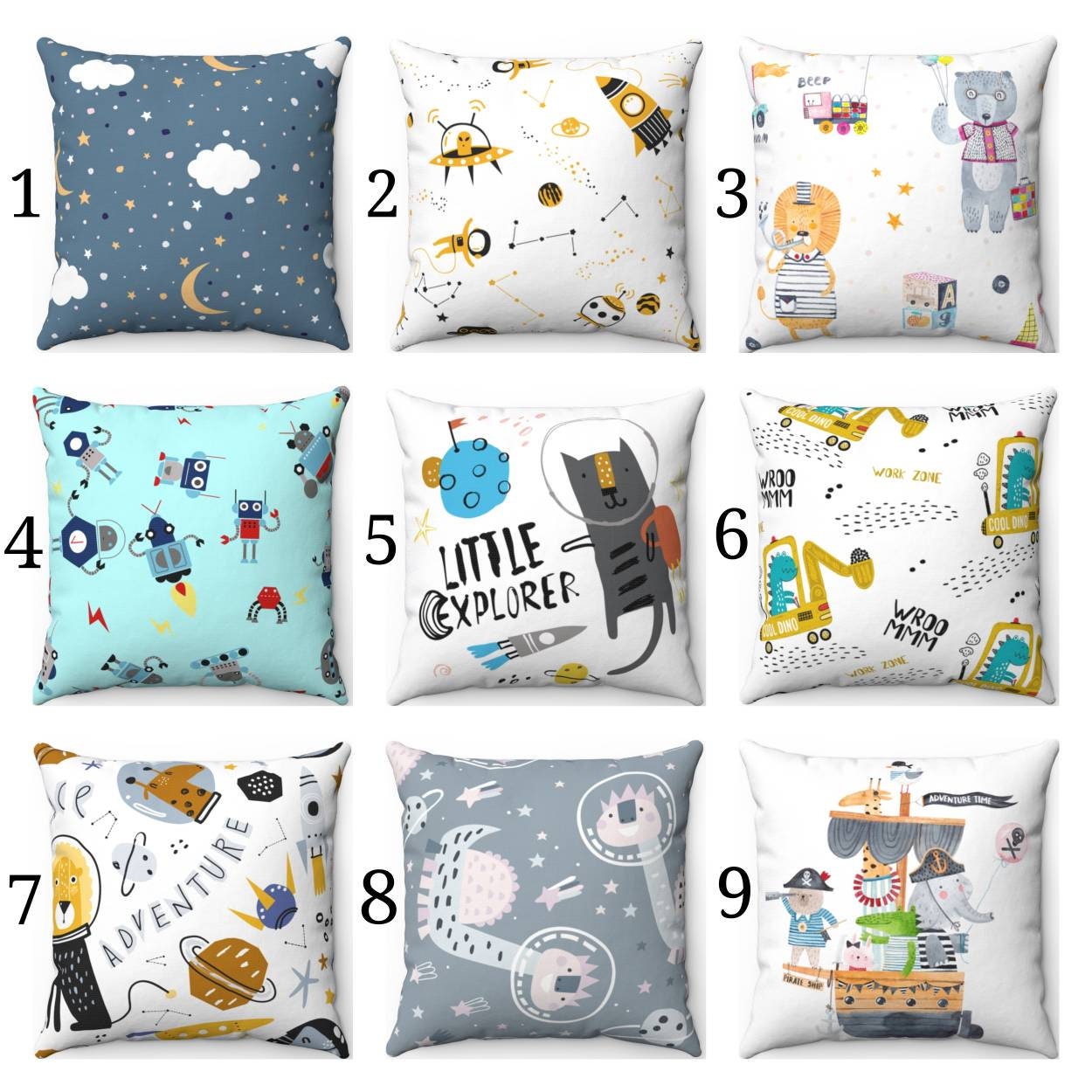 Universe Space Nebula Galaxy Pattern Custom Throw Bed Pillow Cases