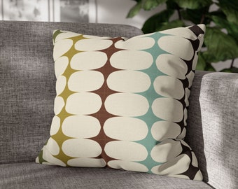 Retro Pillow Cover Mid Century Modern Pillow Case Geometric Abstract Cushion Cover Abstract Pillow Minimalist MCM 60s Atomic Home Decor