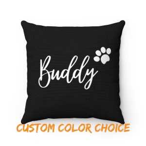 Custom Pet Pillow Personalized Cat Pillow Dog Pillow Name Pillow Pet Lovers Gift Customized Pillow Case