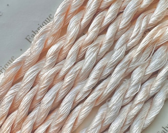 Fabrique Creamy Silk Embroidery Thread, Hand Dyed Embroidery Thread, Artisan Thread